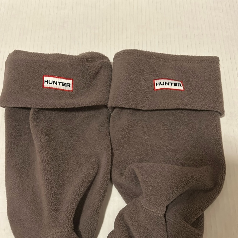 HUNTER Welsock Fleece Liner Socks - Size Medium (5/7) - Picture 3 of 8